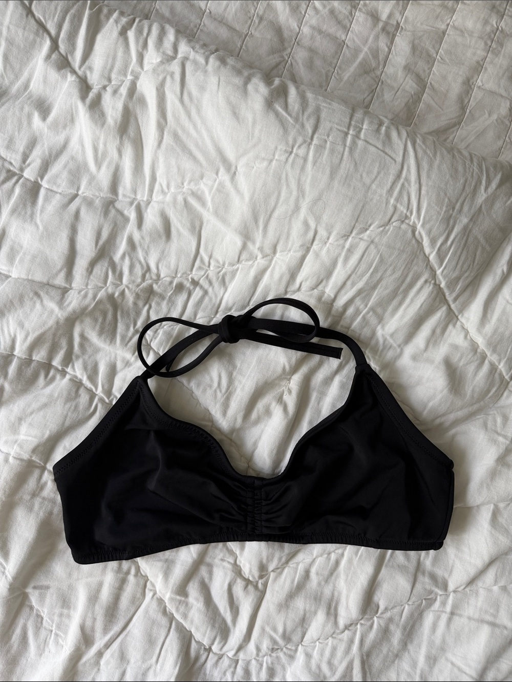 Victoria's Secret Black Halter Bandeau Top